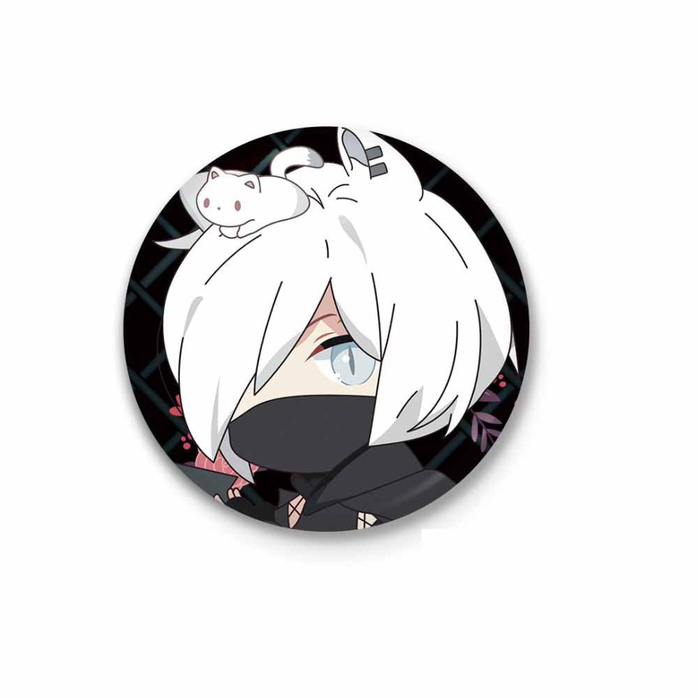 Huy hiệu cài áo in hình Arknights game anime chibi xinh xắn dễ thương