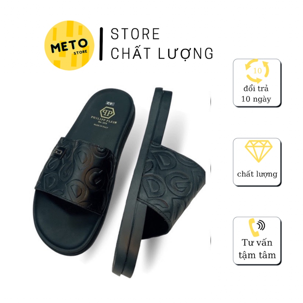 Dép da quai ngang của nam tại Xưởng METO