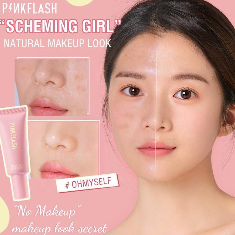 (hàng Mới Về) Kem Nền Frx60 Pinkflash Màu Lì Lâu Trôi