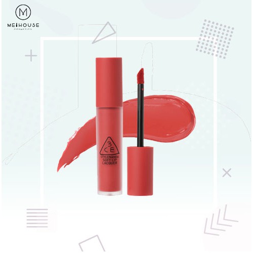 Son kem lì 3CE Soft Lip Lacquer