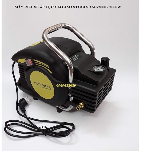 Máy rửa xe có điều chỉnh áp lực cao AMAXTOOLS 2000 2000w