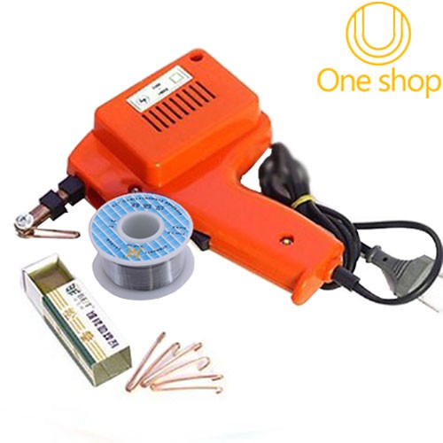 Bộ 4 Món Mỏ Hàn Xung 220V 100W và Phụ Kiện ( 01 Cuộn Thiếc 63A- 50G, 01 Hộp Nhựa Thông, 03 Mũi Hàn Xung )