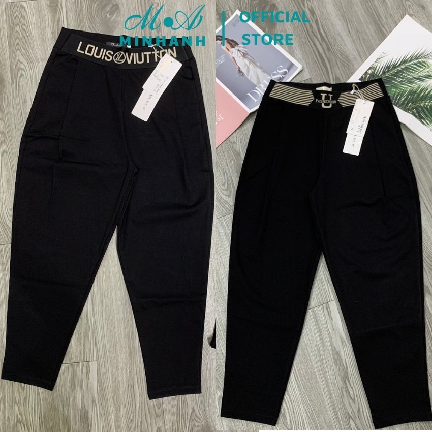 Quần Bom Cạp Chun Chữ  Siêu Hót Cho Nữ Chất Umi Hàn Cao Cấp Co Giãn 4 chiều bền màu.Minhanh.official.store