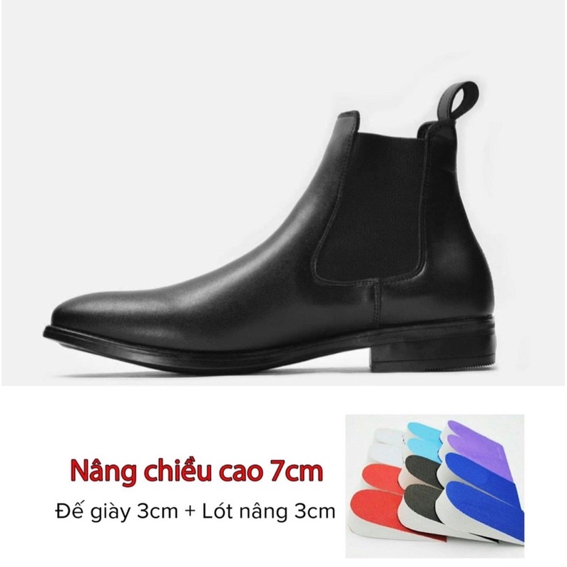 Chelsea boots classic da sít mẫu mới nhất 2023.