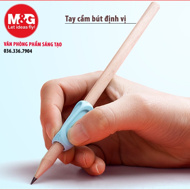 Túi đệm tay cầm bút chì M&G chất liệu kháng khuẩn APJ-99203 giúp bé cầm bút đúng cách