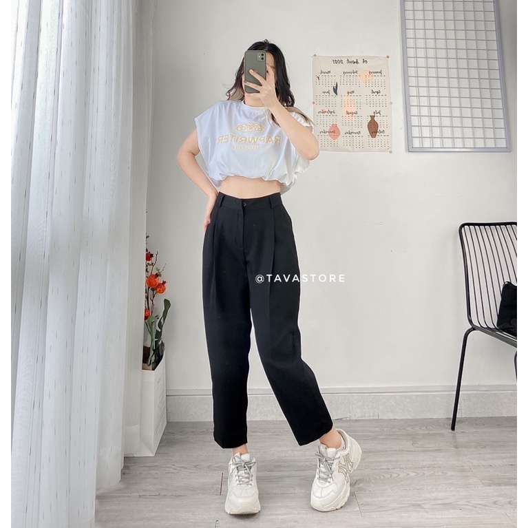 Quần baggy tây boom