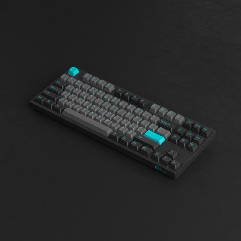 Bàn phím cơ AKKO 3087 Plus Black & Cyan