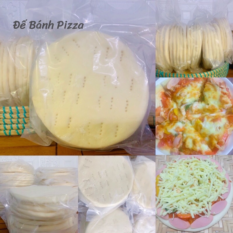 Đế Bánh Pizza size 20 cm (Combo 5 đế bánh)