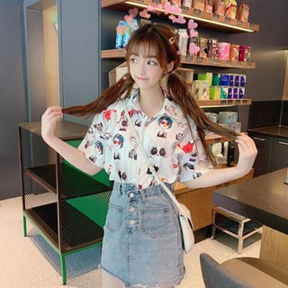 [Lisa]Women Fashion Retro Blouse