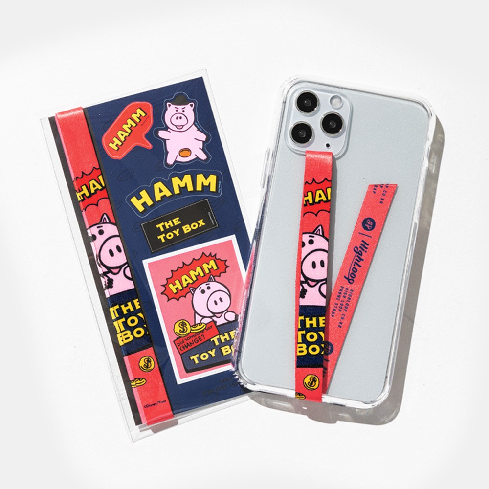 [COCOROO] Phone Strap / phone loops chú heo / hamm / Toy Story / dây phụ kiện điện thoại / dây treo ốp