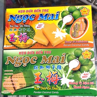 Kẹo Dừa Bến Tre Ngọc Mai Hộp 370g