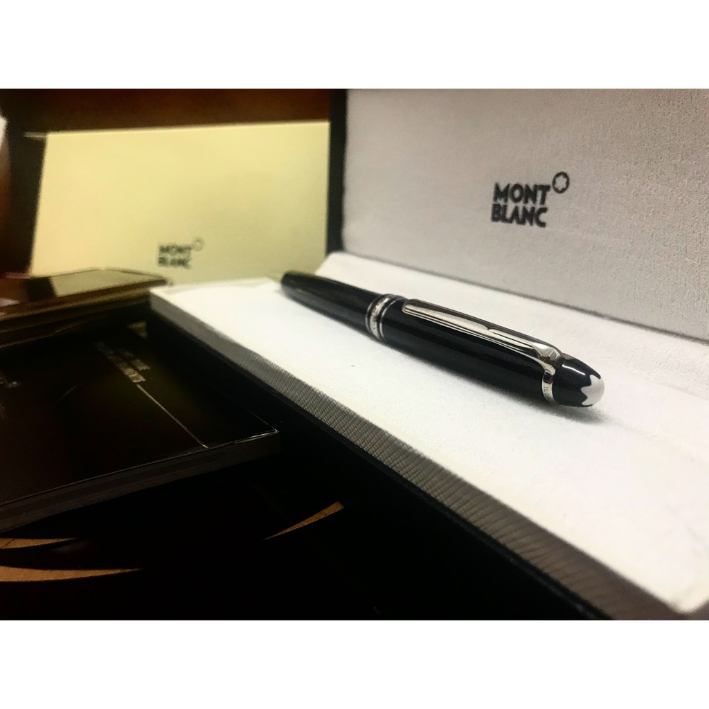 MB04: Bút bi Mont blanc: Platinium Classic Montblanc Rollerpen 😍