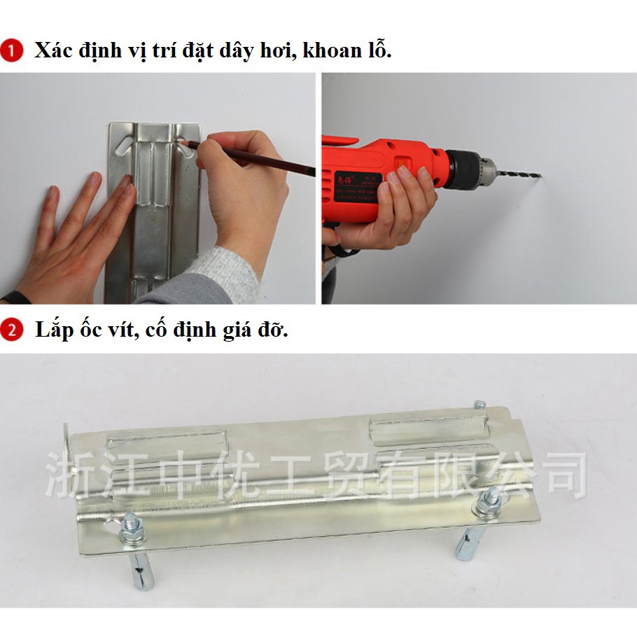 Dây hơi tự rút ZHONGYOU 9m - 11m - 15m - Tặng kèm bộ treo tường - Nhiều kích thước ống - Bảo hành 12 tháng