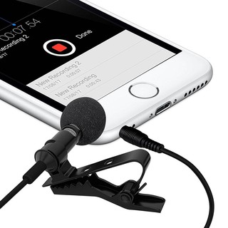 Micro cài áo mini chốt cắm 3.5mm