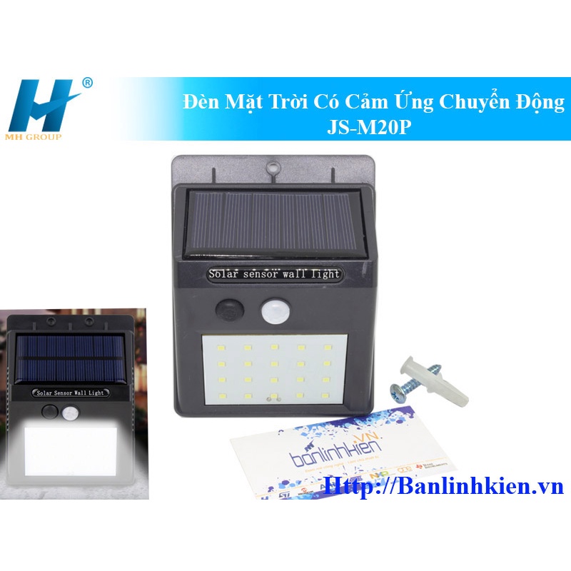 BLK [VN] Đèn Mặt Trời Có Cảm Ứng Chuyển Động JS-M20P