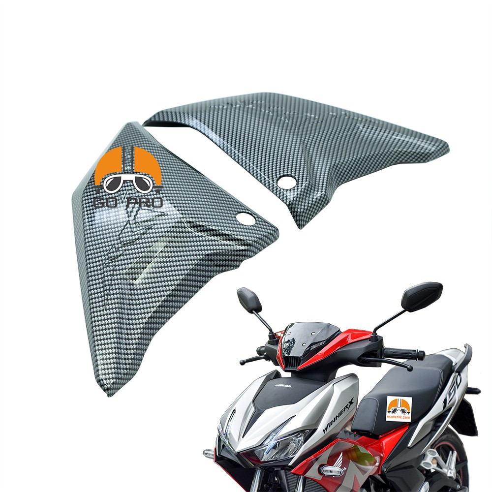 [CHÍNH HÃNG] Combo 5 Món Ốp Nhựa Xi Inox/Carbon Dành Cho Honda Winner X