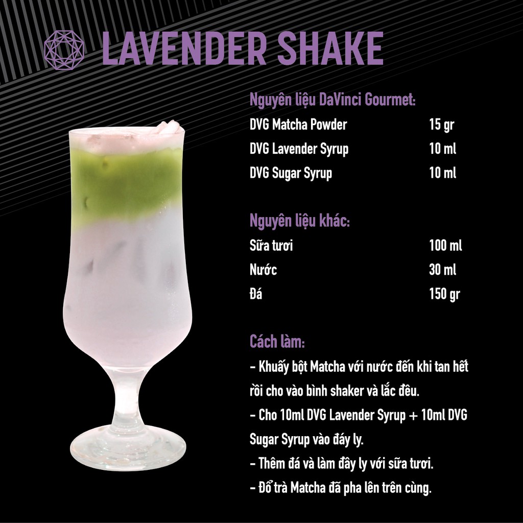 Siro Hoa Oải Hương /  Syrup - Lavender DaVinci Gourmet