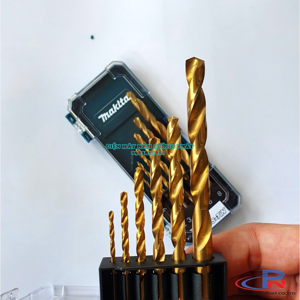 Bộ mũi khoan kim loại HHS Tin Makita 6 chi tiết D-72833