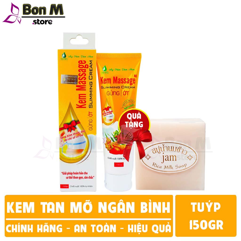 Kem tan mỡ gừng ớt hàng chuẩn chính hãng Ngân Bình