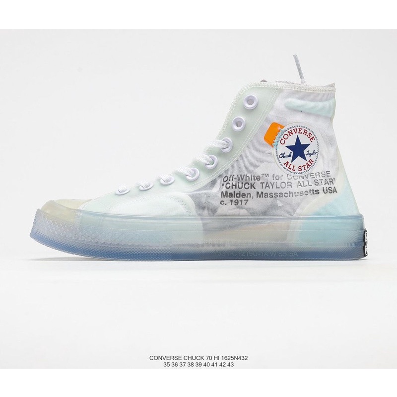 CONVERSE Giày Thể Thao Off White Chuck Taylor 1970 S 1.0 36-43 euros RM159 Cá Tính