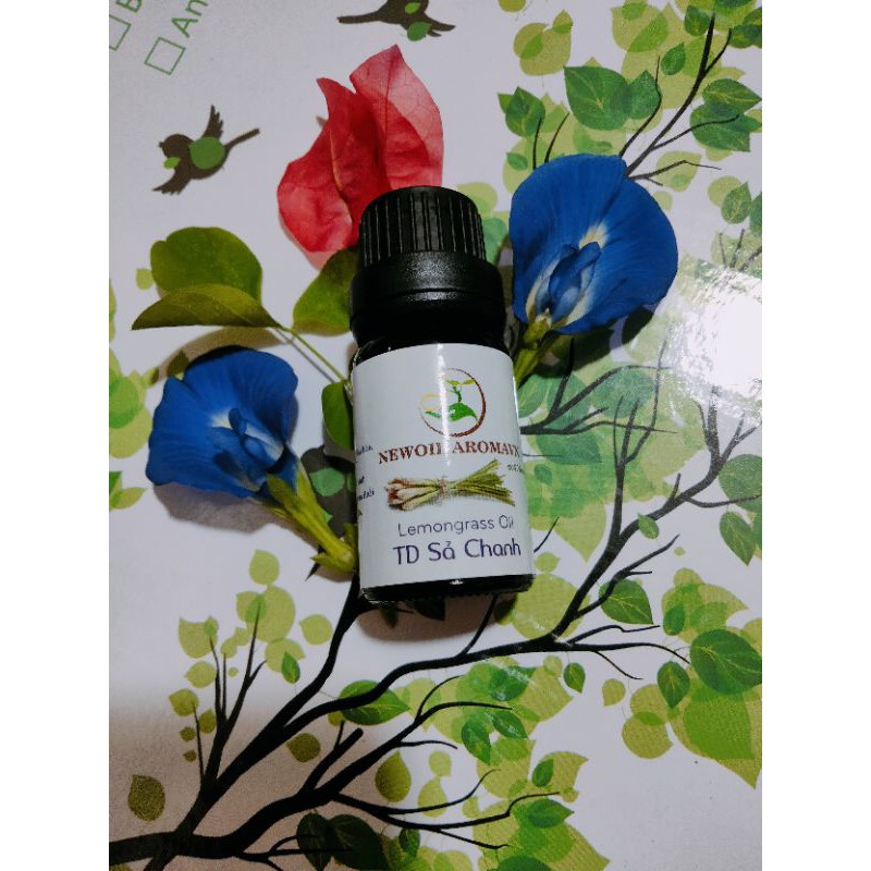 Tinh dầu Sả Chanh Lemongrass 10ML 100% từ thiên nhiên, giúp đuổi muỗi, côn trùng, xông phòng , thơm phòng