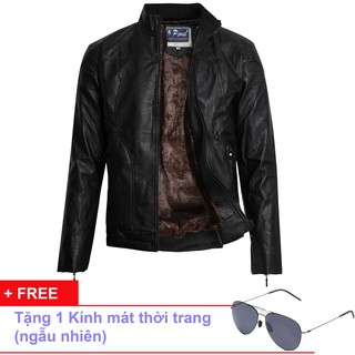 Áo khoác da lót lông nam thời trang cao cấp hcm ad021k