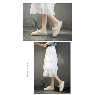 [ HÀNG ORDER ] Giày búp bê da mềm nơ xinh hot