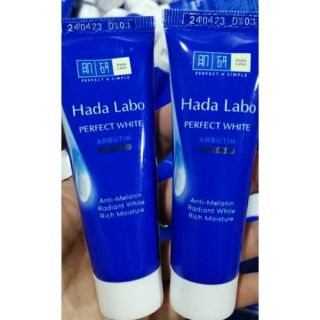 (Mini size) Kem rửa mặt trắng da Hada Labo Perfect White 20g
