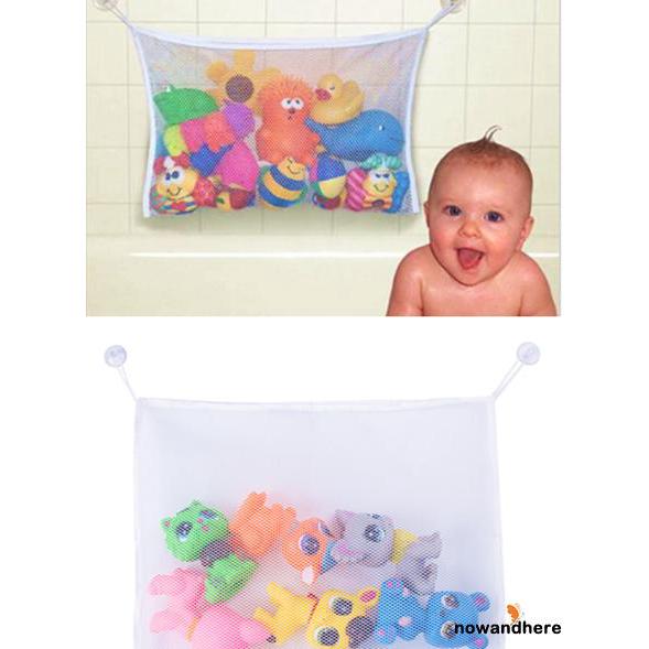NDV-Baby Toy Storage Bag Bath Bathtub Suction Bathroom Stuff Net Holder Doll