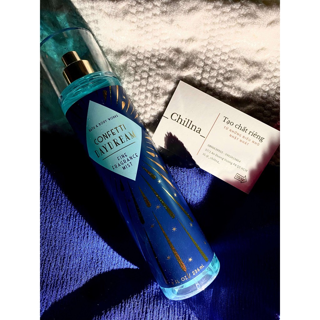 [Mã CHILLVN giảm 10%] [USA Authentic] Body mist toàn thân Bath and Body Works Confetti Daydream