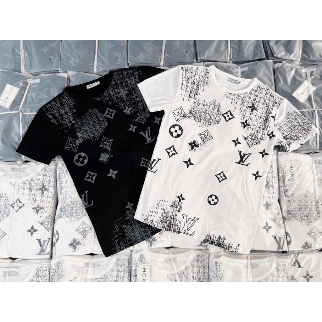 ÁO THUN NAM CỔ TRON HỌA TIÊT ANH SAO LOANG CỰC CHẤT PHONG ĐỘ ĐẸP TRAI