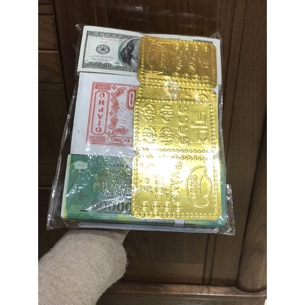 Đinh Tiền Vàng Đầy Đủ - Vàng Mã Kim Thu