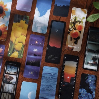 Suuuny Bộ 10 Sticker Miếng Dán Galaxy Trang Trí Sổ Tay / Nhật Ký