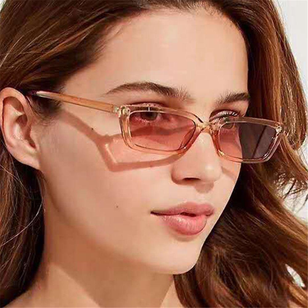 Kính Mát Gọng Nhỏ Chống Tia UV400 Phong Cách Retro Thời Trang Cho Nữ