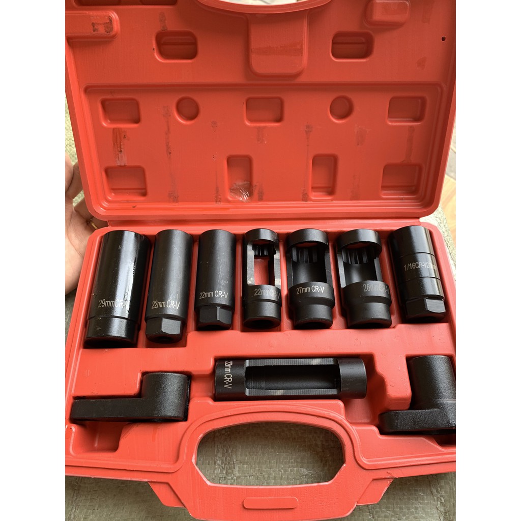 Bộ khẩu tháo cảm biến oxy 10 chi tiết