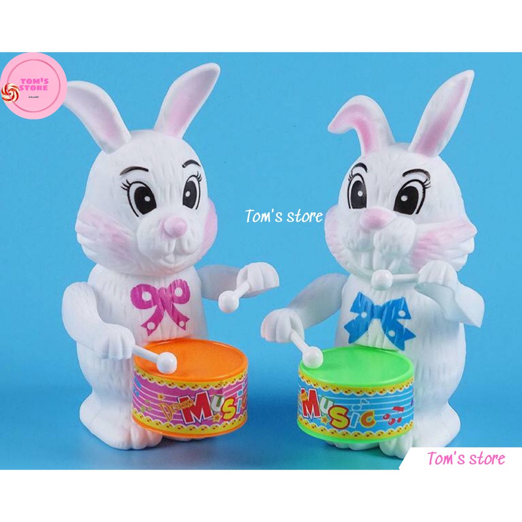 đồ chơi cho bé thỏ con đánh trống lóc cóc vui nhộn