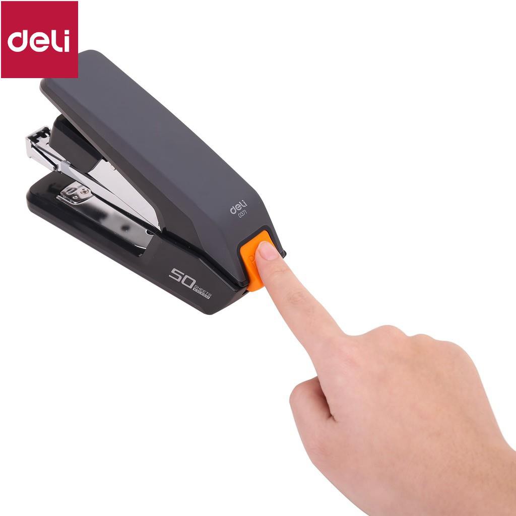 Dập ghim trợ lực Deli - 50 trang - giảm 45% lực tác dụng - E0371 [Deli]