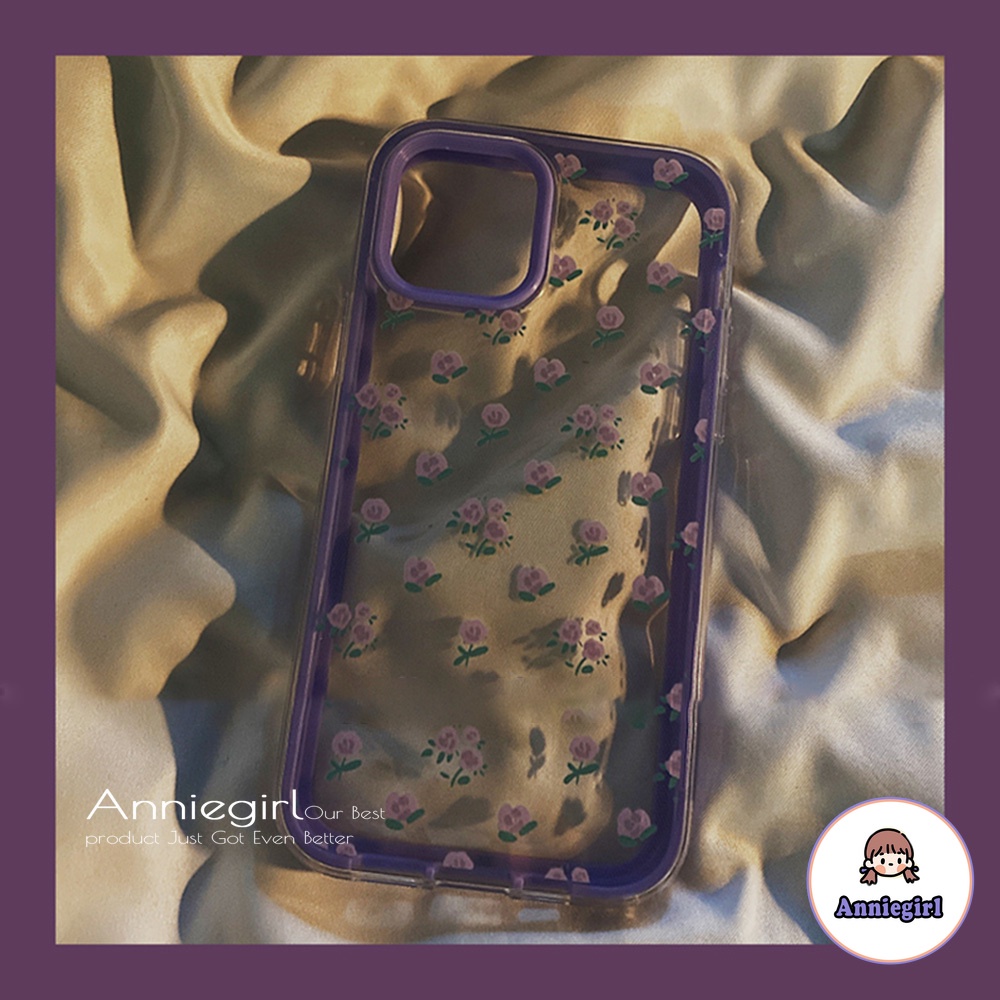 Ốp Điện Thoại TPU Mềm Chống Sốc Họa Tiết Hoa Vintage Cho IPhone 14 13 12 11 Pro Max X Xs Max XR 8 7 Plus