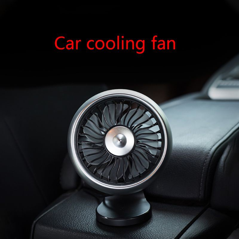 SUN Electric Car Fan For Car Air Vent Mounted Car Auto Powerful Cooling Air Fan