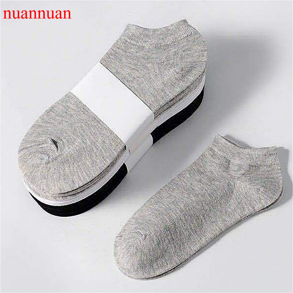 Tất chất cotton trơn màu đơn giản dành cho nam và nữ