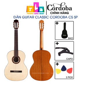 Mua  Chính hãng  Đàn guitar Classic chuyên nghiệp Cordoba C5 SP - thương hiệu Tây Ban Nha