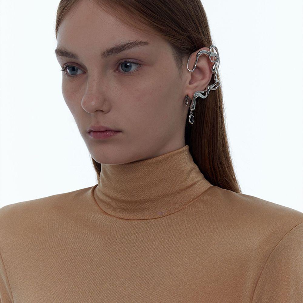 Bông Tai Dạng Kẹp Y2K Thời Trang Dễ Phối Đồ Cho Nữ|Khuyên Tai Hợp Kim Phong Cách Vintage