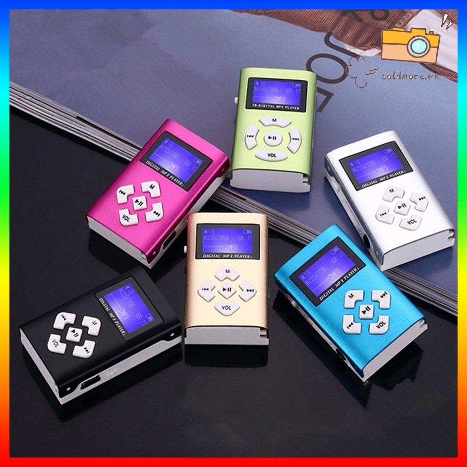 Máy Nghe Nhạc Mp3 Có Màn Hình Lcd 1.1 "Và Tai Nghe