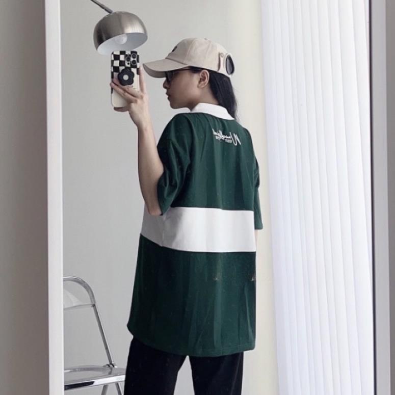 Áo Polo Unisex Mẫu W.Z.S Và Các Mẫu Cổ Đức Form Rộng Ulzzang Nam Nữ