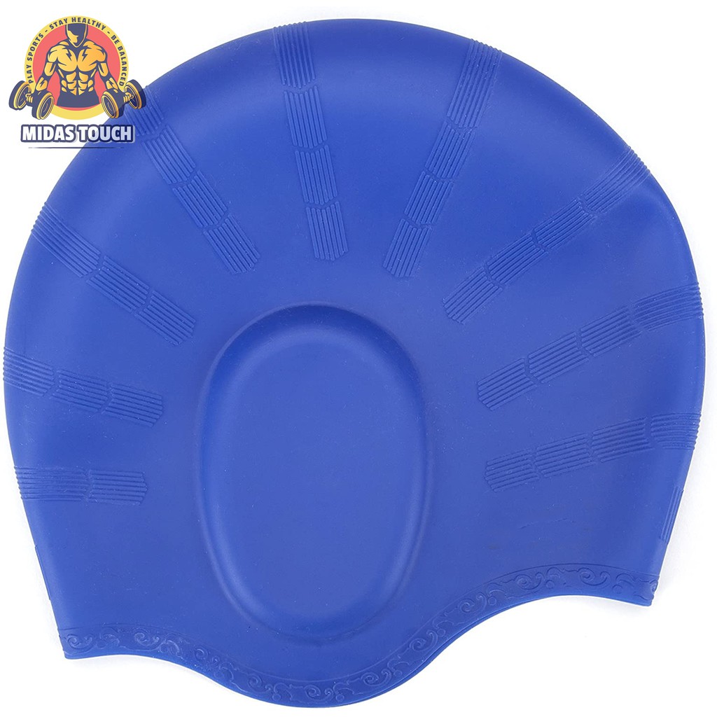 Nón mũ bơi người lớn và cho trẻ từ 7 tuổi trở lên hãng PEW CONQUEST Silicone cao cấp bịt tai bịt tóc co giãn thoải mái