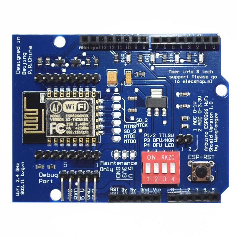 UNO R3 ESP8266 Máy chủ web nối tiếp WiFi bảng mở rộng khiên ESP12E cho arduino