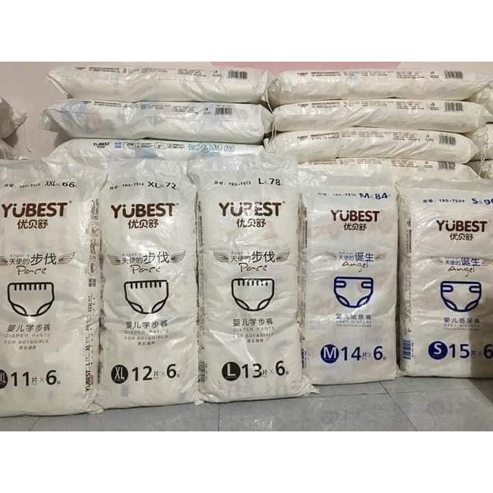 Bỉm Yubest FREESHIP Yubest Gold/Angel/Night/Natural/Core - Tã Yubest Dán/Quần đủ size S132,S90,M108,M84,L96,L78