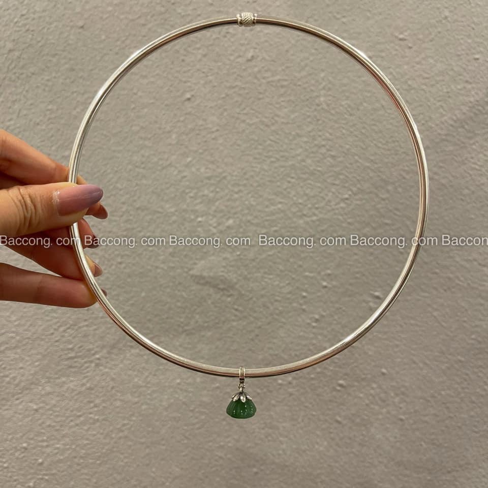 Vòng cổ mặt dây charm đài sen