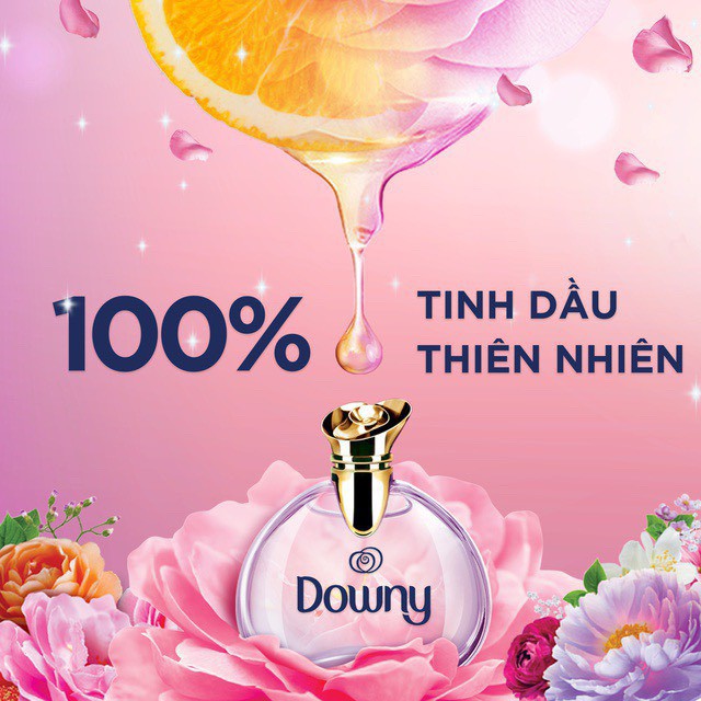 Nước xả vải Downy Đóa hoa thơm ngọt ngào túi 2.3L