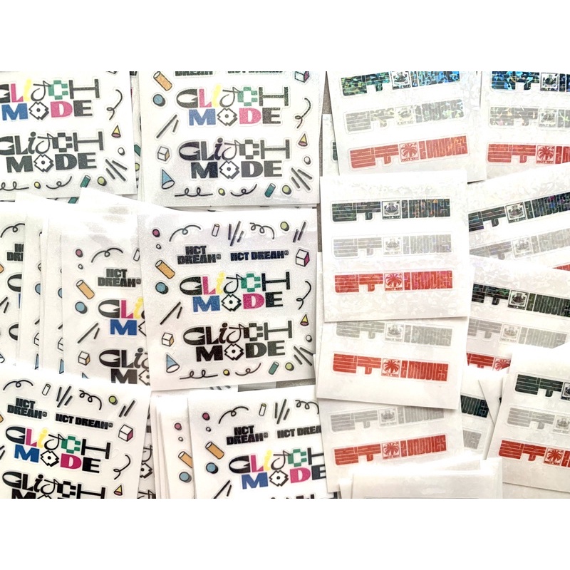 Sticker trang trí decor toploader - nhóm NCT